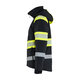 BLÅKLÄDER Highvis softshell-takki kevyesti topattu, musta/huomiokelt.